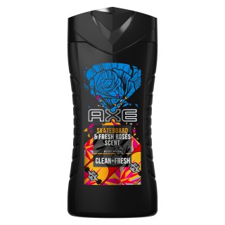 AXE Duschgel Skateboard & Fresh Roses Scent 6er Pack(6x250ml Flasche)