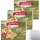 Burger das Landknäcke Sesam nussig aromatisch 3er Pack (3x250g Packung) + usy Block