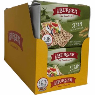 Burger das Landknäcke Sesam nussig aromatisch 12er Pack (12x250g Packung)