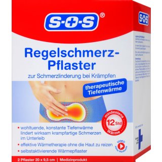 SOS Regel-Schmerz-Pflaster VPE (6X2er Packung)