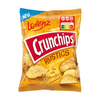 Lorenz Crunchips Rustics just salted VPE (12X110g Beutel)