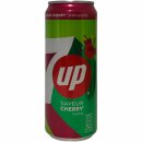 7Up Cherry Zero Sugar (24x0,33l Dose)