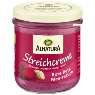 Alnatura Streichcreme Rote Bete Meerrettich VPE (6X180g Glas)