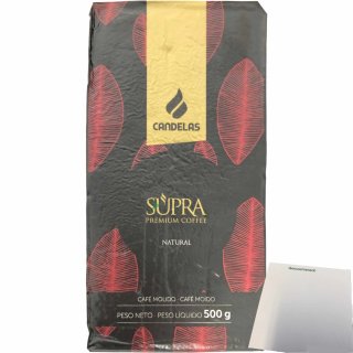 Cafe Candelas Supra Natural gemahlen (500g Packung) + usy Block