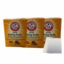 Arm & Hammer pure Baking Soda 3er Pack (3x454g Packung) + usy Block