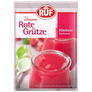 Ruf Rote Grütze Himbeer Geschmack (18x 3 Packungen je 40g)