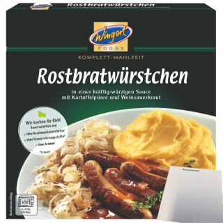 Wingert Rostbratwürstchen (480g Packung) + usy Block