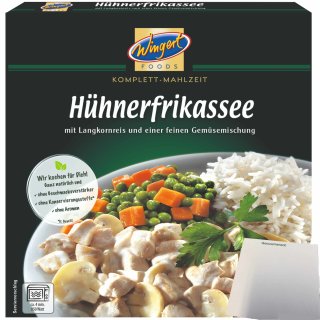 Wingert Hühnerfrikassee (480g Packung) + usy Block