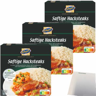 Wingert Saftige Hacksteaks 3er Pack (3x460g Pack) + usy Block