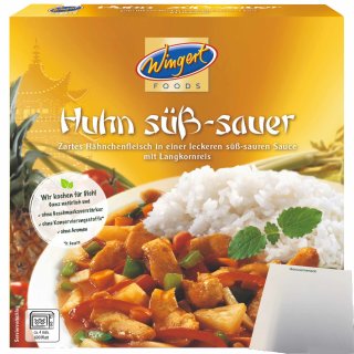 Wingert Huhn Süß-Sauer (1X375g Packung) + usy Block