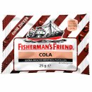 Fishermans Friend COLA ohne Zucker VPE 3 Kartons (72x25g Packung) + usy Block