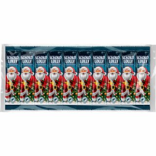 Gut&Günstig Weihnachts-Schoko-Lolly Vollmilch (10 Stück, 150g Packung)