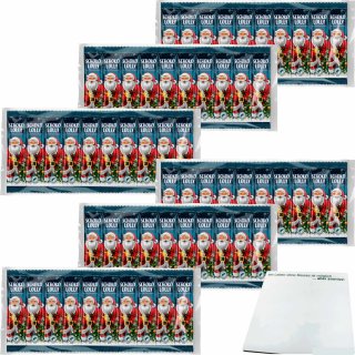 Gut&Günstig Weihnachts-Schoko-Lolly Vollmilch 6er Pack (60 Stück, 6x150g Packung) + usy Block