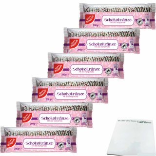 Gut&Günstig Schokokränze mit 30% Nonpareille 6er Pack (6x200g Packung) + usy Block