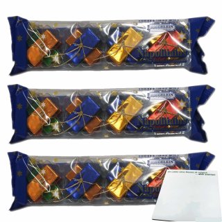 Riegelein Napolitains Täfelchen im 4er Bündel aus Vollmilch Schokolade 3er Pack (3x 4 Stück Riegel) + usy Block