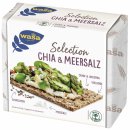 Wasa Selection Chia & Meersalz 6er Pack (6x245g Packung) + usy Block