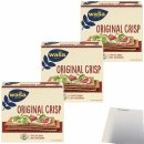 Wasa Knäckebrot Crisp Original 3er Pack (3x200g Packung) + usy Block