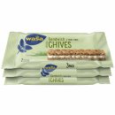 Wasa Knäckebrot Sandwich Käse & Schnittlauch Multipack (111g Packung) + usy Block