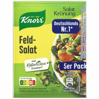Knorr Salat Krönung Saison Feldsalat VPE (15X40g Packung)