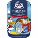Appel Fish Minis vom Hering in tomatiger Ketchup Sauce 6er Pack (6x100g Dose) + usy Block