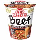 Nissin Cup Noodles 5 Spices Beef 8er Pack (8x64g Tasse) +...