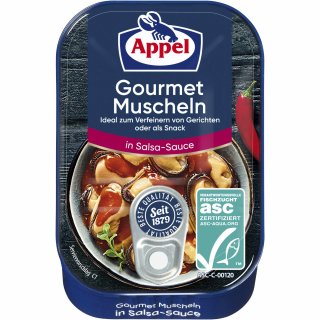 Appel Gourmet Muscheln in Salsa-Sauce VPE (10X100g Dose)