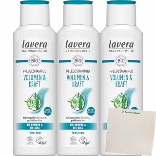 Lavera Care Shampoo Volume & Strength Organic Bamboo & Organic Algae 250ml bottle