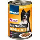 EDEKA Dog Feine Mahlzeit Geflügel mit Huhn und Ente (400g Dose)