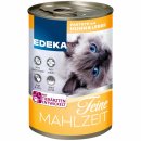 EDEKA Katze Feine Mahlzeit Pastete mit Huhn und Leber (400g Dose)