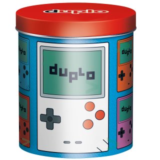 Ferrero duplo Design Dose mit 24 Riegeln Motiv: Retro Gamer (436,8g Dose)