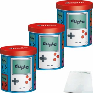Ferrero duplo Design Dose mit 24 Riegeln Motiv: Retro Gamer 3er Pack (3x436,8g Dose) + usy Block