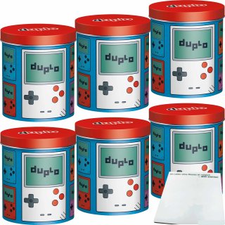 Ferrero duplo Design Dose mit 24 Riegeln Motiv: Retro Gamer 6er Pack (6x436,8g Dose) + usy Block