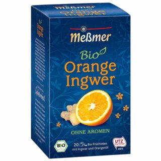 Meßmer Tee Orange Ingwer 20er (55g Packung)