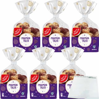 Gut&Günstig Marmor Taler 6er Pack (6x200g Packung) + usy Block