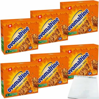 Ovomaltine Crisp Müsli Snack 6er Pack (36x25g Packung) + usy Block