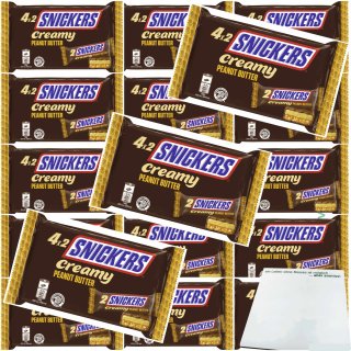 Snickers Creamy Peanut Butter 4er VPE (18X146g Packung)