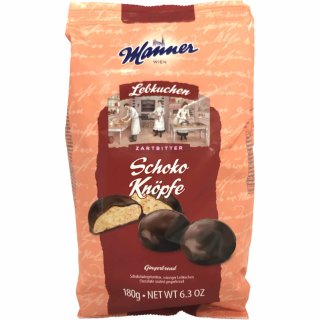 Manner Lebkuchen Schoko Knöpfe (180g Packung)