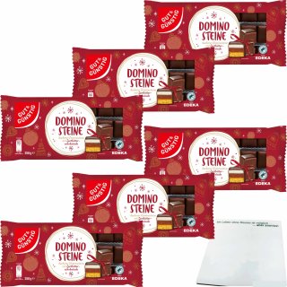 Gut&Günstig Dominosteine Zartbitter 6er Pack (6x250g Packung) + usy Block