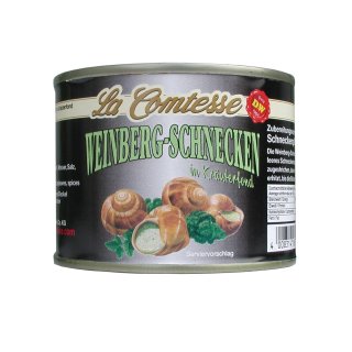 Dunekacke & Wilms Weinberg-Schnecken (200g Dose)