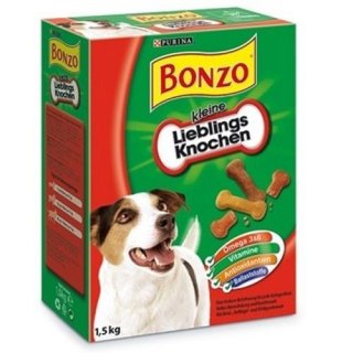 Bonzo Biskuits kleine Lieblingsknochen, 1,5kg
