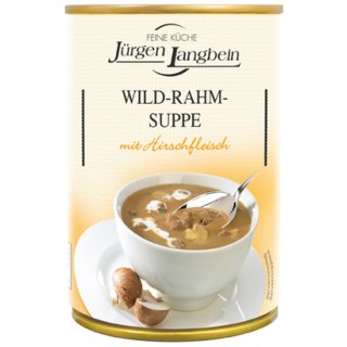 Jürgen Langbein Wild-Rahm-Suppe 1er Pack (1x400ml Dose)
