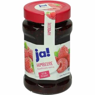 ja! Himberre Konfitüre Extra (450g Glas)