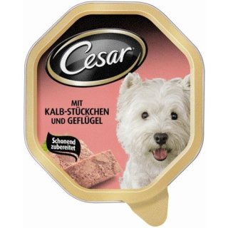 Cesar Klassiker mit zartem Kalb und Geflügel 150g