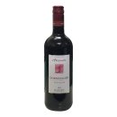 Moselland Akzente Dornfelder Rotwein halbtrocken 11,5% Vol (0,75l Flasche)