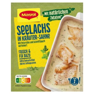 Maggi Fix für Kräuter-Seelachs (33g Packung)