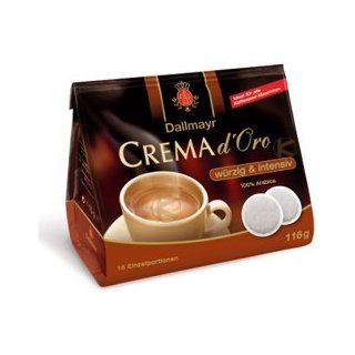 Kaffeepads Dallmayr Crema d Oro "intensa", 16 St