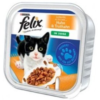 Felix Leckerbissen in Sauce Huhn und Truthahn, 100g