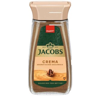 Jacobs Crema Instant Kaffee (200g Glas)