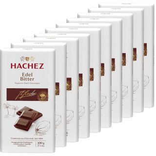 Hachez Edel Bitter Schokolade VPE (10x100g Tafel)