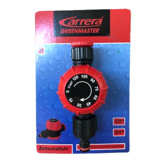 Carrera Greenmaster Zeitschaltuhr rot, für Bewässerung (Nr.22)
